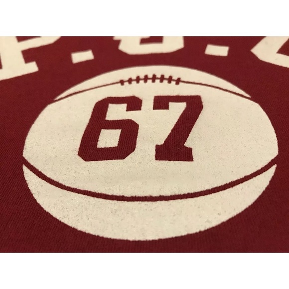 Vintage Ralph Lauren Polo Jeans 67 PJC Basketball shirt L pwing Stadium Rlpc Rl - Picture 3 of 6